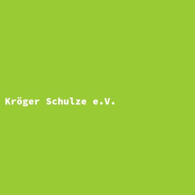 Hersteller: Kröger Schulze e.V.