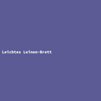 Leichtes Leinen-Brett