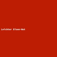 Leichter Eisen-Hut