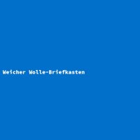 Weicher Wolle-Briefkasten