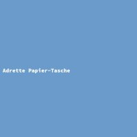 Adrette Papier-Tasche