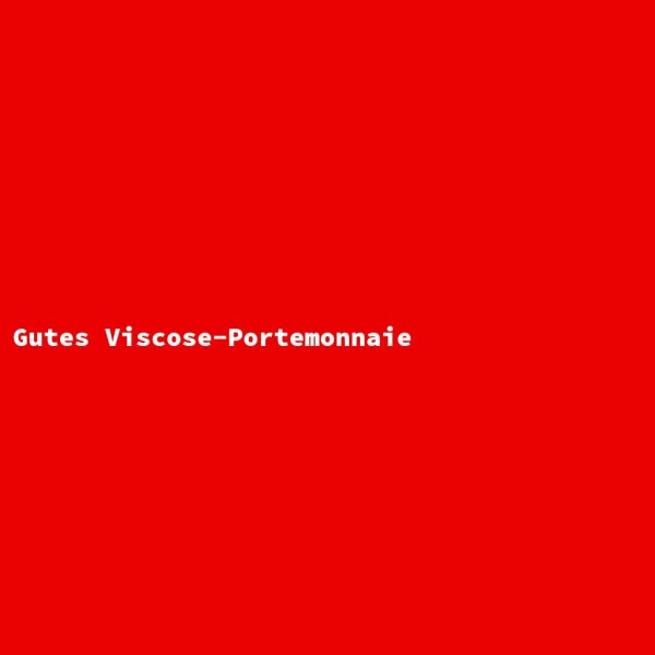 Good Viscose Wallet